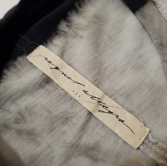 Raquel Allegra - Yin Yang Black and Cream Artistic Tee - Read For Sizing - Picture 7 of 11